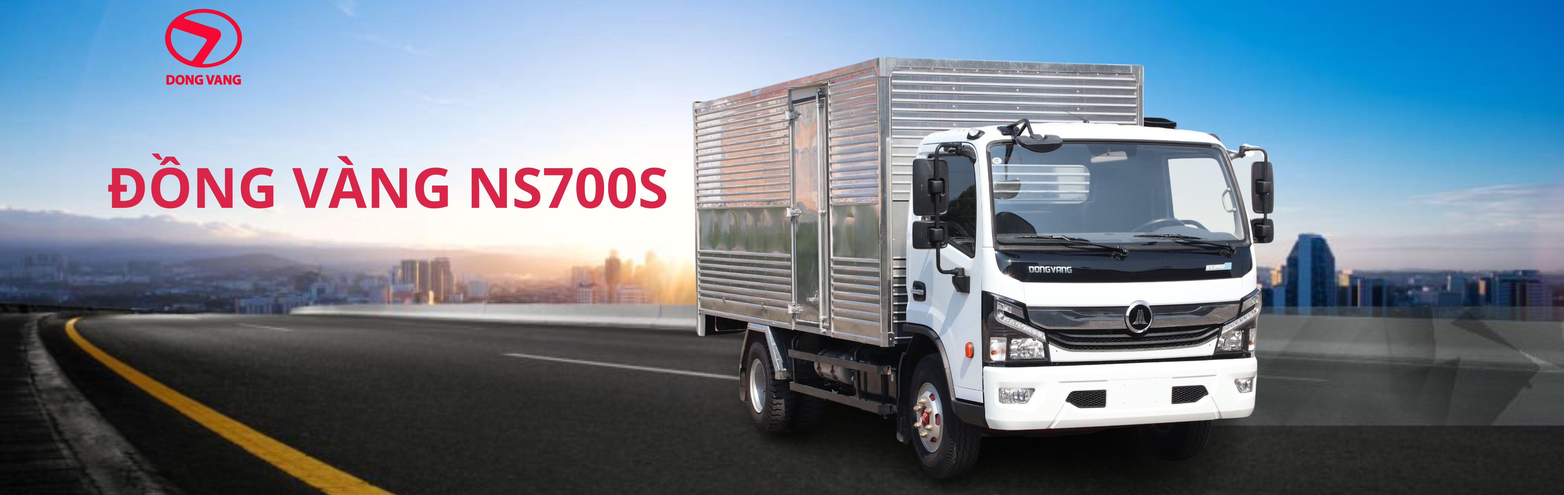 Xe Tải Đồng Vàng NS700S Tải Trọng 7 Tấn, Thùng Dài 5.2m