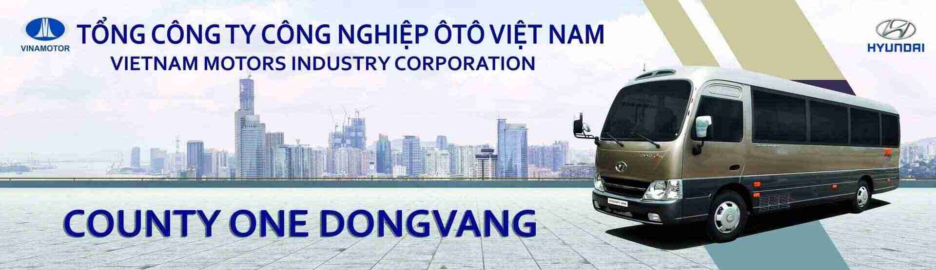 Xe ô tô khách County Đồng Vàng 29 chỗ